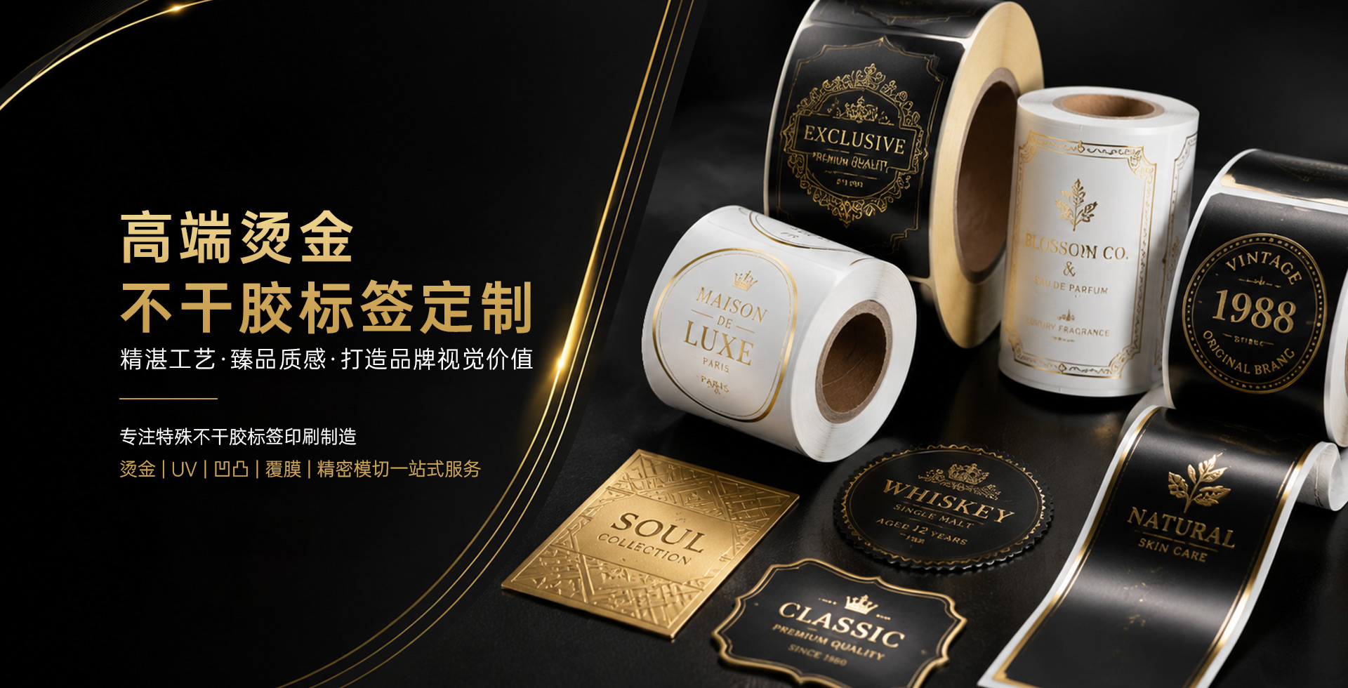 烫金标签